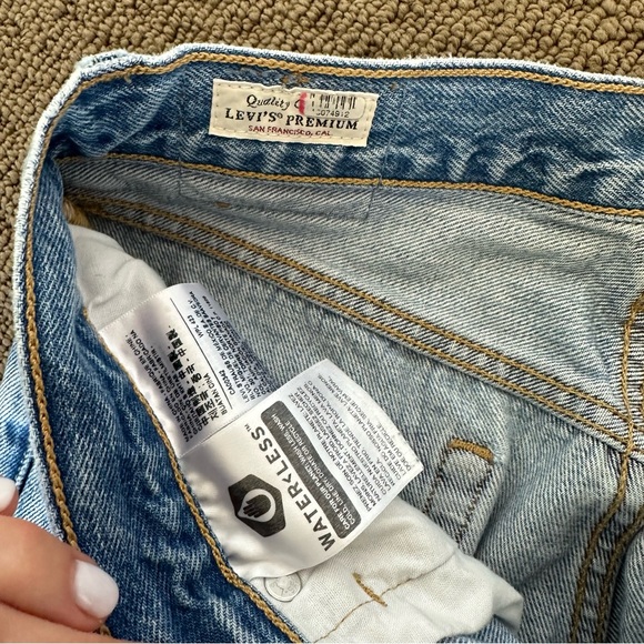 Levi’s 501 blue straight leg jeans - Picture 4 of 7